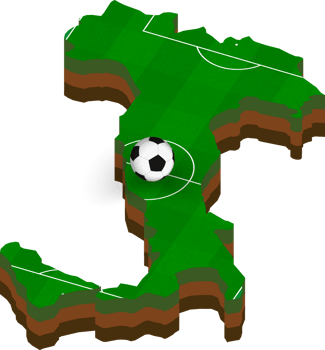 Isometric map of Italy with football field. png