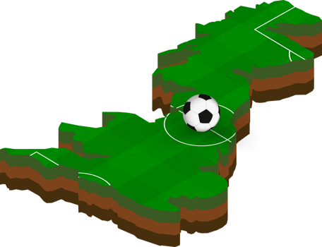 Isometric map of United Kingdom with football field. png