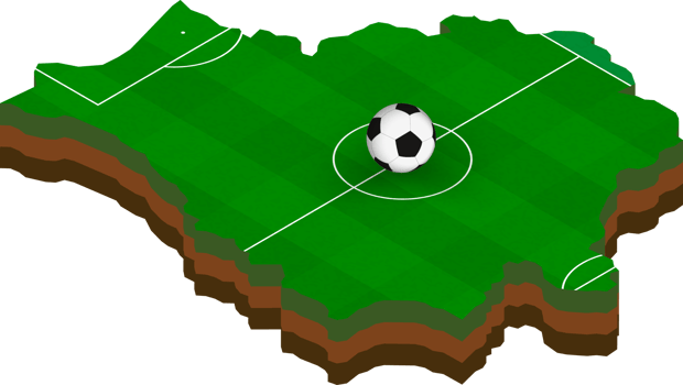 Isometric map of Belarus with football field. png