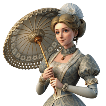 stunning minimalist stunning artistic Elegant Lady 3D Render Illustration authentic genuine png