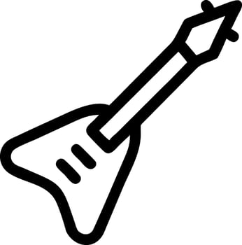 Classic Electric Guitar Icon Collection vector