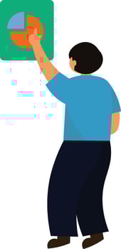 Analyzing Market Trends vector