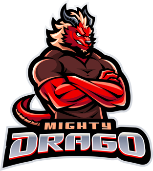 Mighty dragon esport mascot png