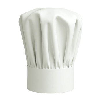 white chef hat transparent background png