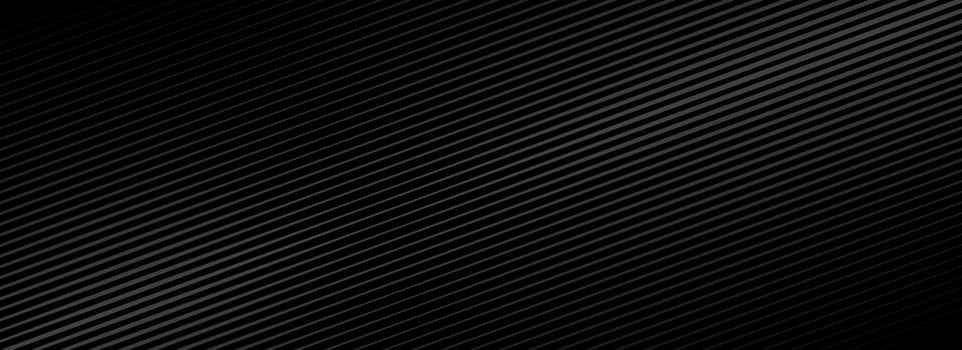 Black oblique straight line background. Slanted dark linear abstract wallpaper. Luxury stripe gradient texture. Diagonal line backdrop vector