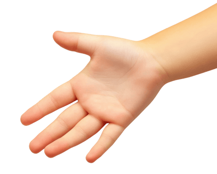Open Child Hand, Cut Out png