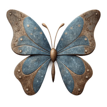 wonderful creative Silhouette Paper Cutout Butterfly Isolated Element high quality png