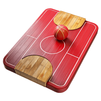 impressive traditional Red Basketball Court Hardwood Floor Texture Isolated high quality png