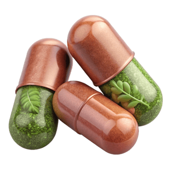 dramatic modern Herbal Supplements Capsules Transparent Background high resolution png