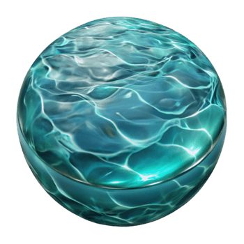 impressive artistic Crystal Clear Water Surface Transparent Background authentic png