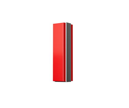 Vibrant Red Capital Letter I Gleams With Its Sleek Design Bold Font With Sharp Edges 3D Illustration png