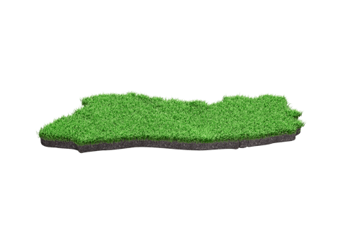 El Salvador Map Soil Land Geology Cross Section Green Grass And Rock Ground Texture 3d Illustration png