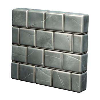 elegant artistic Gray Tile Backsplash Top View Transparent Background high quality png