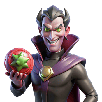 extraordinary classic extraordinary contemporary Evil Cartoon Villain 3D Render premium detailed png