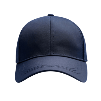 navy blue baseball cap with a curved brim png
