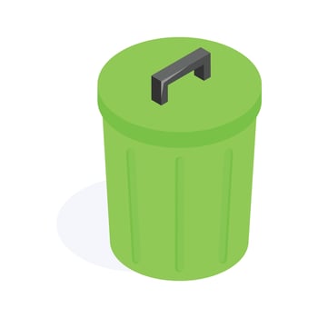 Get this amazing icon of trash bin in modern design style, vector