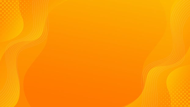 Orange gradient liquid background, modern wallpaper vector