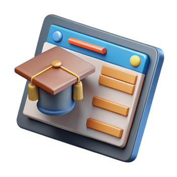 extraordinary traditional Online Learning Platform Interface Isolated Element professional png