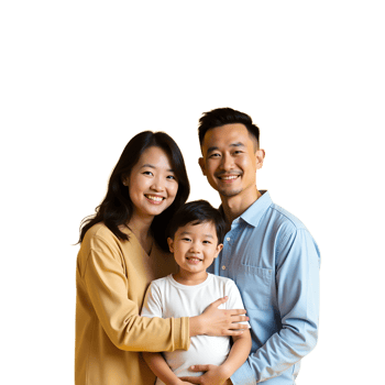 Warm and Joyful Family Portrait Ideal for Advertisements Blogs png