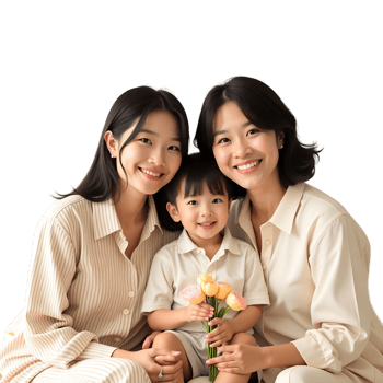 Young Happy Family in Stylish Outfits Royalty Free Photography png