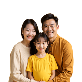 Loving Family Moment Professional Stock Image for Marketing png
