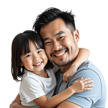 Father and Daughter Together Perfect Family Stock Photo png