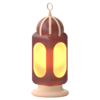 Islamic Ramadan Lantern 3D Icon Illustration png