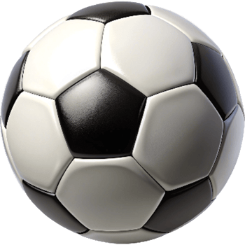 Football illustration, Football sports equipment isolated png