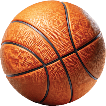 Basketball illustration, Basketball sports equipment isolated png