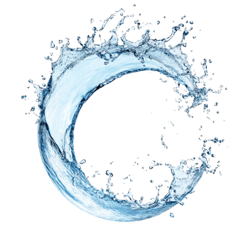 Curving water splash isolated against a clear transparent background highlighting the beauty of fluid motion in a hue, Curve water splash isolated png