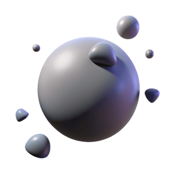 vibrant classic dramatic modern Abstract 3D Render of Floating Spheres premium professional png