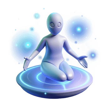 magnificent rustic dramatic vintage 3D Render Peaceful Figure Meditation original authentic png