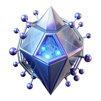 extraordinary rustic dramatic minimalist Futuristic 3D Icosahedron Crystal premium detailed png
