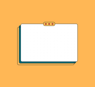 Minimal Notepad with Soft Dots vector