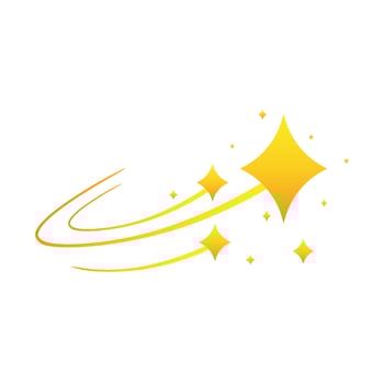 falling stars. Star silhouette. illustration vector