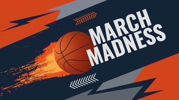 Who Will Take the Championship, March Madness Begins vector