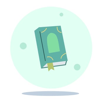 Al-Quran Elements of Ramadan Kareem, Eid Mubarak, Happy Iftar, Eid al Adha, and Eid al Fitr. Islamic flat icon illustration. vector