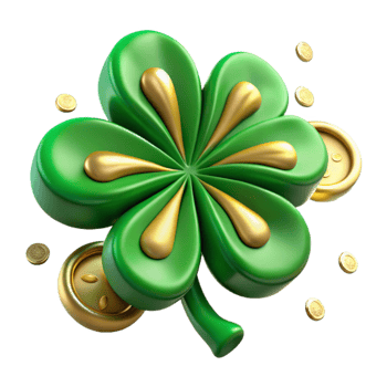 magnificent creative Cutout of Green Shamrock with Intricate Celtic Knotwork, Rendered In high resolution png