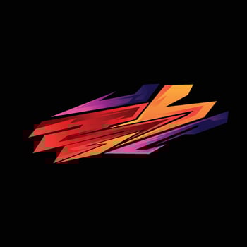 car background wrap decal design. decal suitable for van and racing cars vector