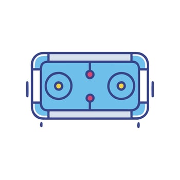 Icon Design for Air Hockey Table vector