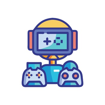 ESports Gaming Icon for Competition vector