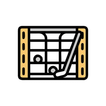 Penalty Box Icon for Ice Hockey vector