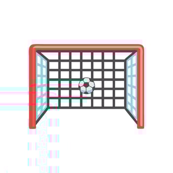 Soccer Goal Icon for Scoring Events vector