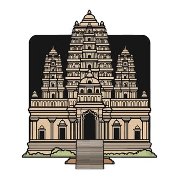 The Lost Empire Sacred Place vector
