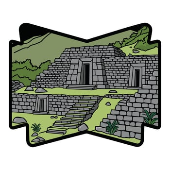The Shrouded Temple Ruins vector