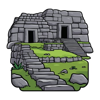 The Mythical Ruins vector