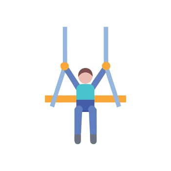 Icon Representation of Trapeze Artist vector