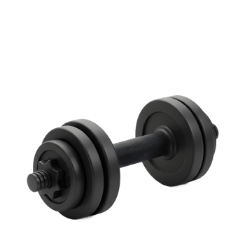 Black Dumbbell Weight Fitness Exercise Gym Equipment png