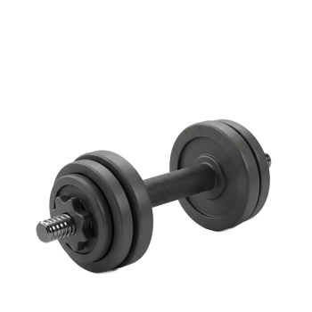 Adjustable Black Dumbbell Weight Set for Home Gym Workout png