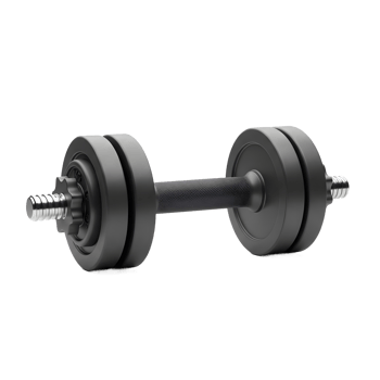 Black Adjustable Dumbbell for Home Gym Workout png